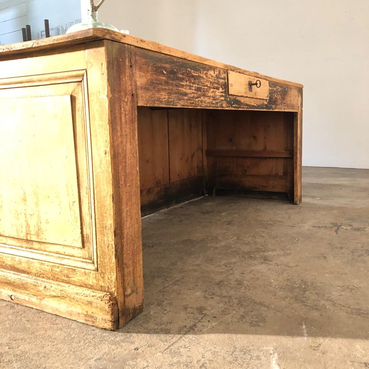 1880 painted shop counter 
