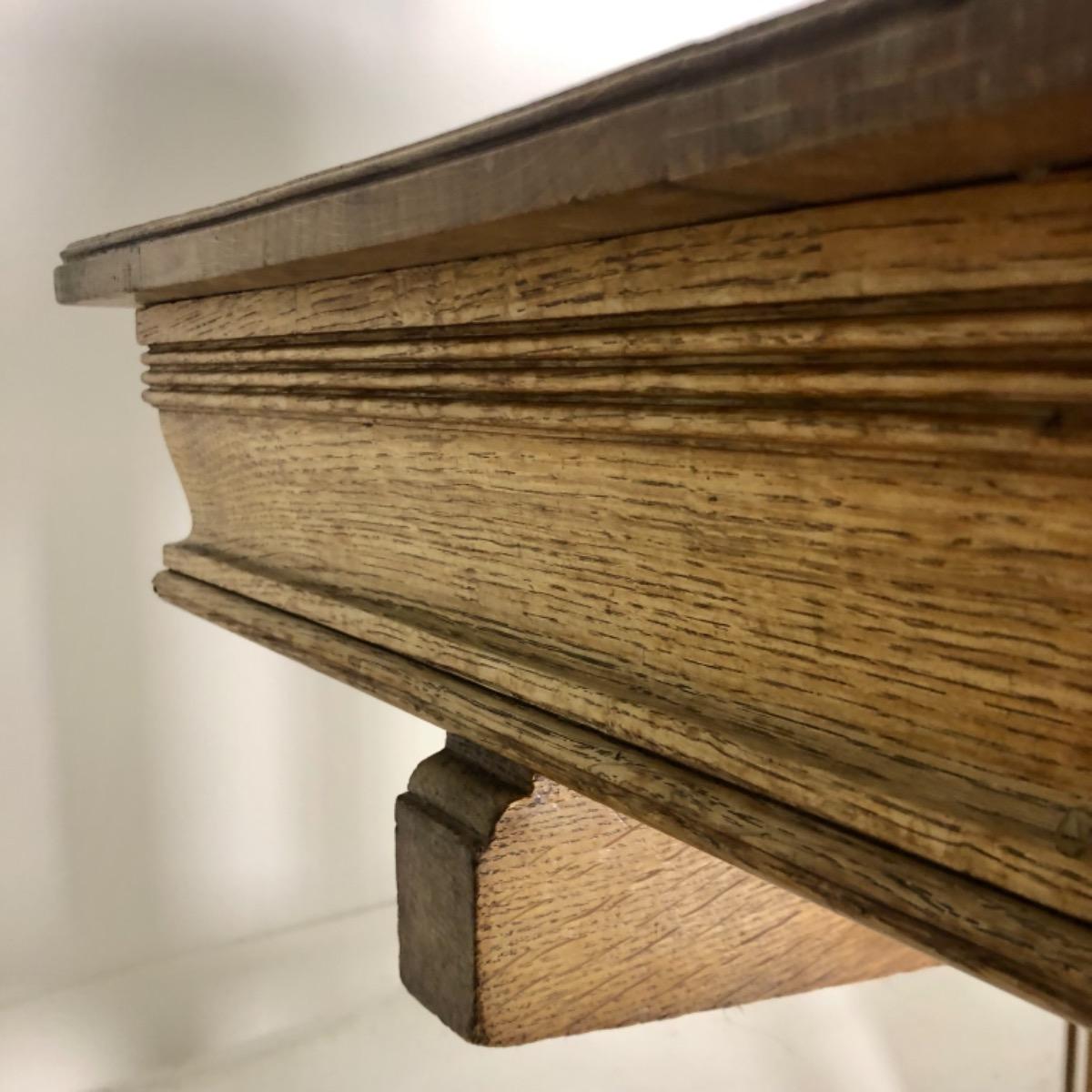 1900 arts and crafts oak table 