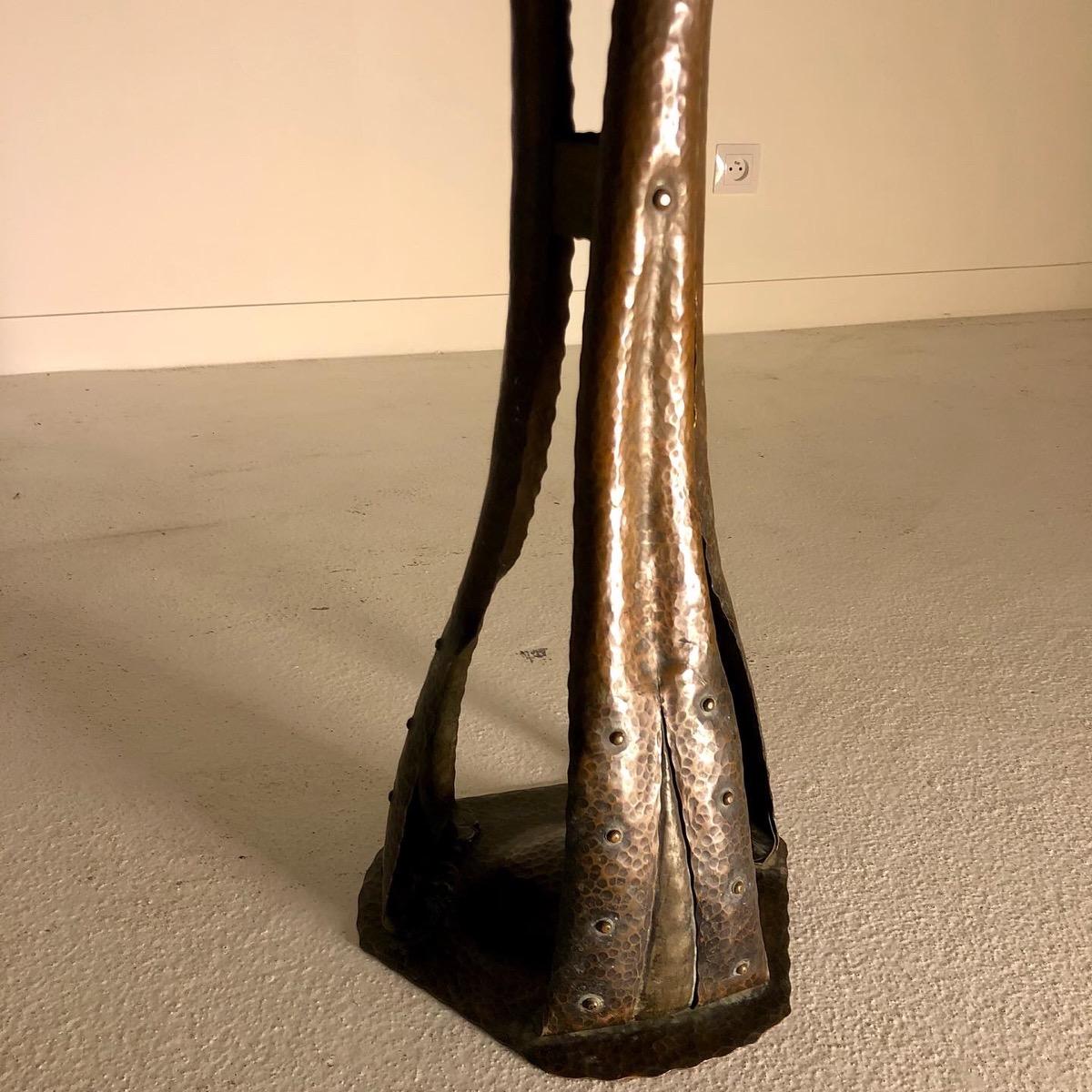 1900 arts and crafts pedestal table