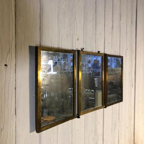 1900 folding copper mirror 