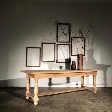 1900 oak country farm table