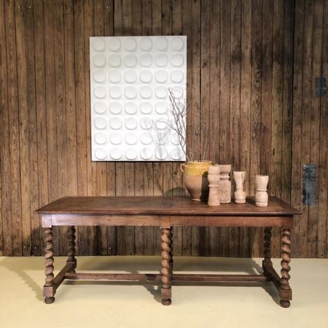 1900 oak library table 