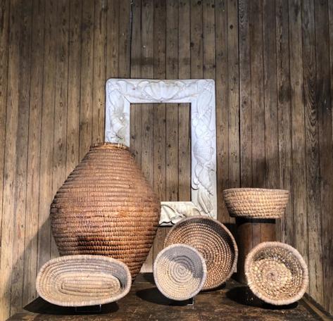 1900 rye and straw baskets