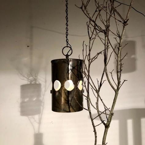 1920 copper pendant light 