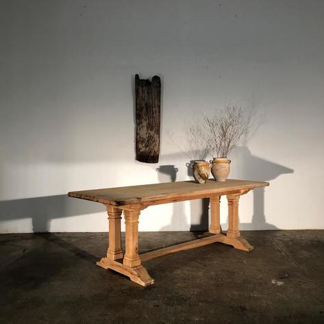 1930 bleached oak table