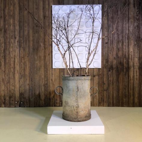 1930 industrial metal planter 