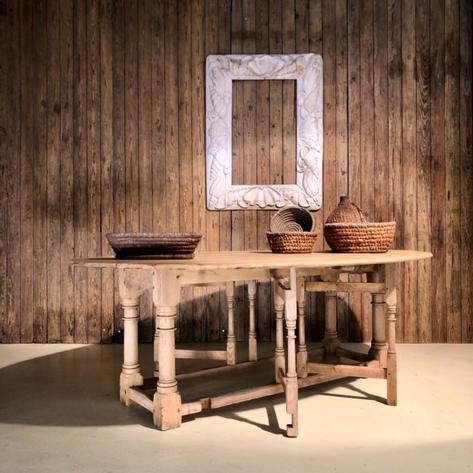 1930 oak folding table 