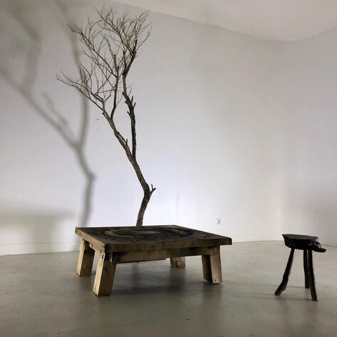 1930 primitive low table 