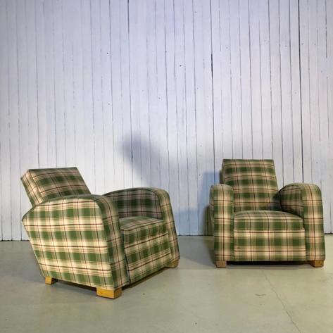 1940 French confortable armchairs 