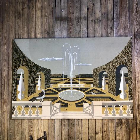 1940 wall printed canvas