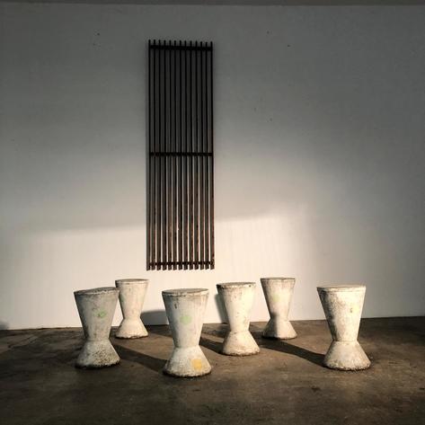  1950 concrete stools 