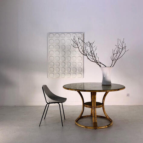 1950 dinning bamboo table 