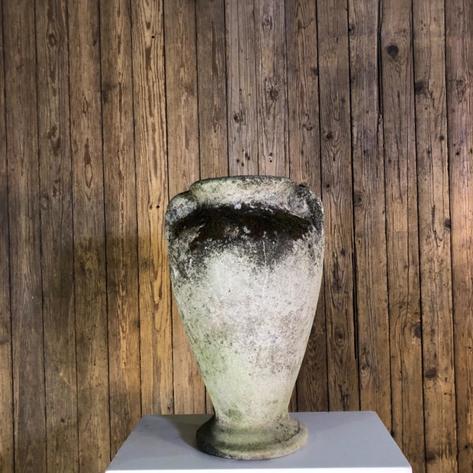 1950 neoclassic concrete vase