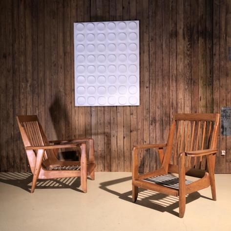 1950 pair of armchairs 