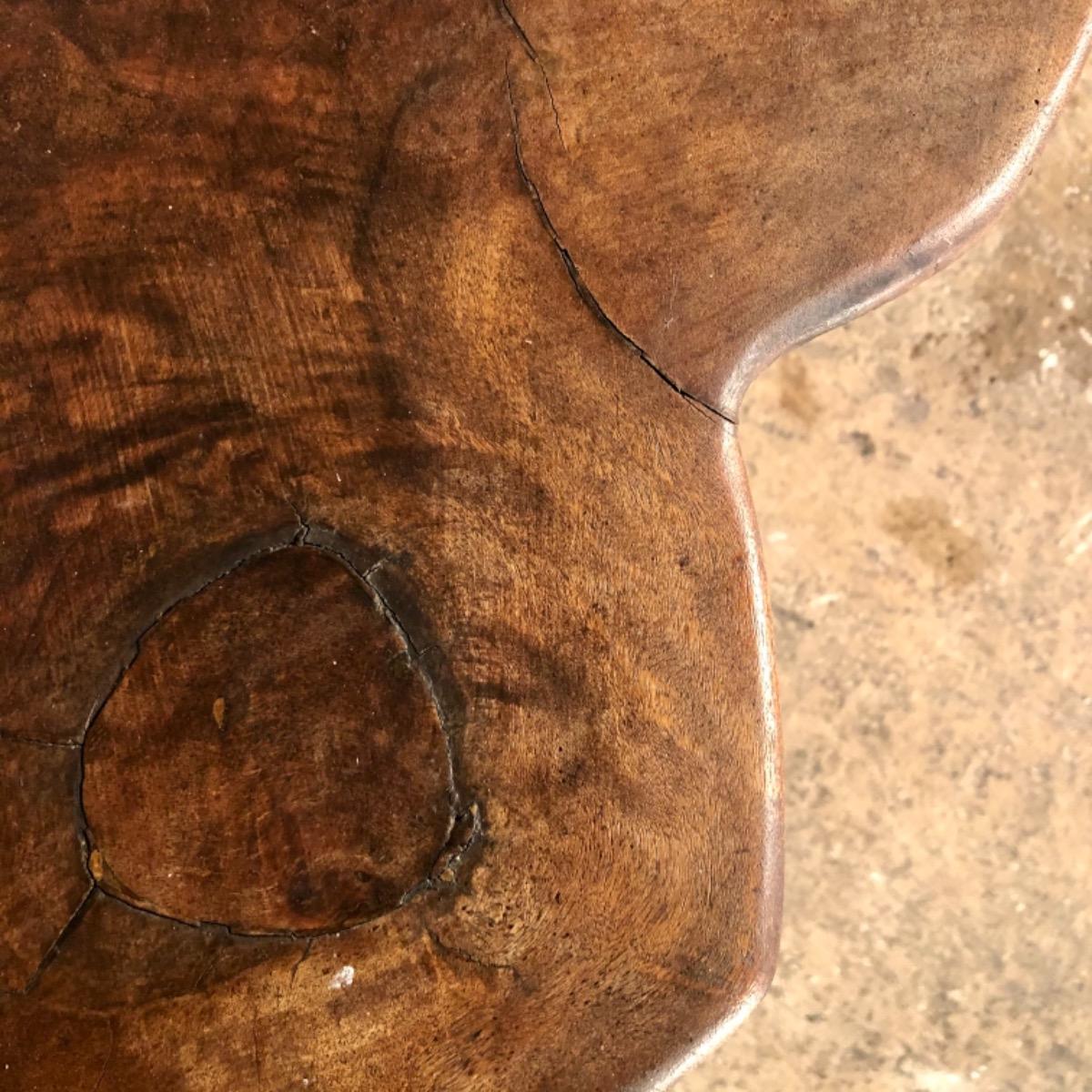 1950 primitive side table 