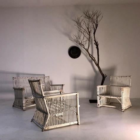 1950 rattan set 