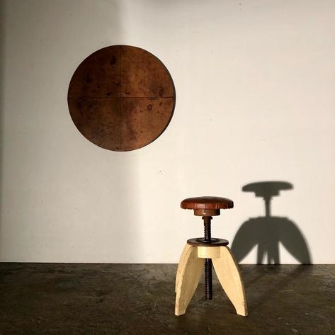 1950 rotating stool