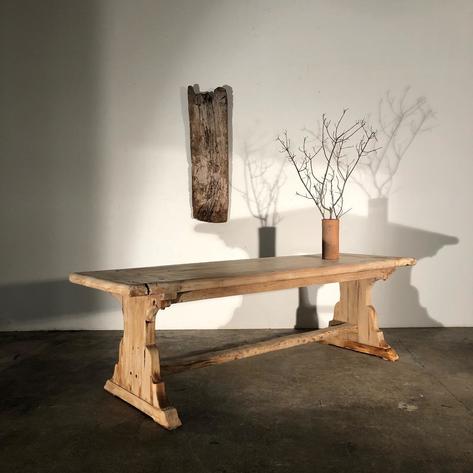 1950 rustic French farm table 