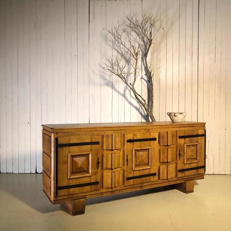 1950 rustic modern sideboard 