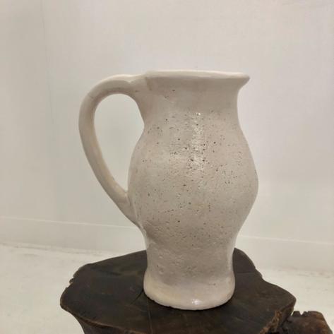 1950 stoneware pitcher 