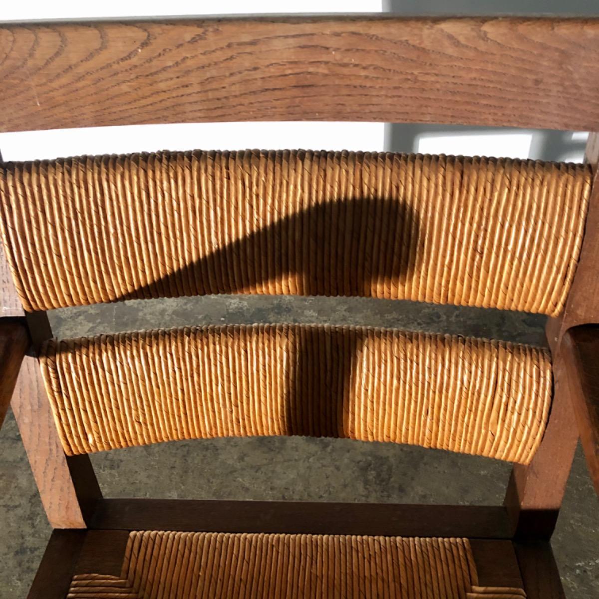 1950 straw armchairs 