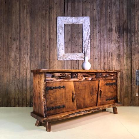 1950 unusual primitive sideboard 