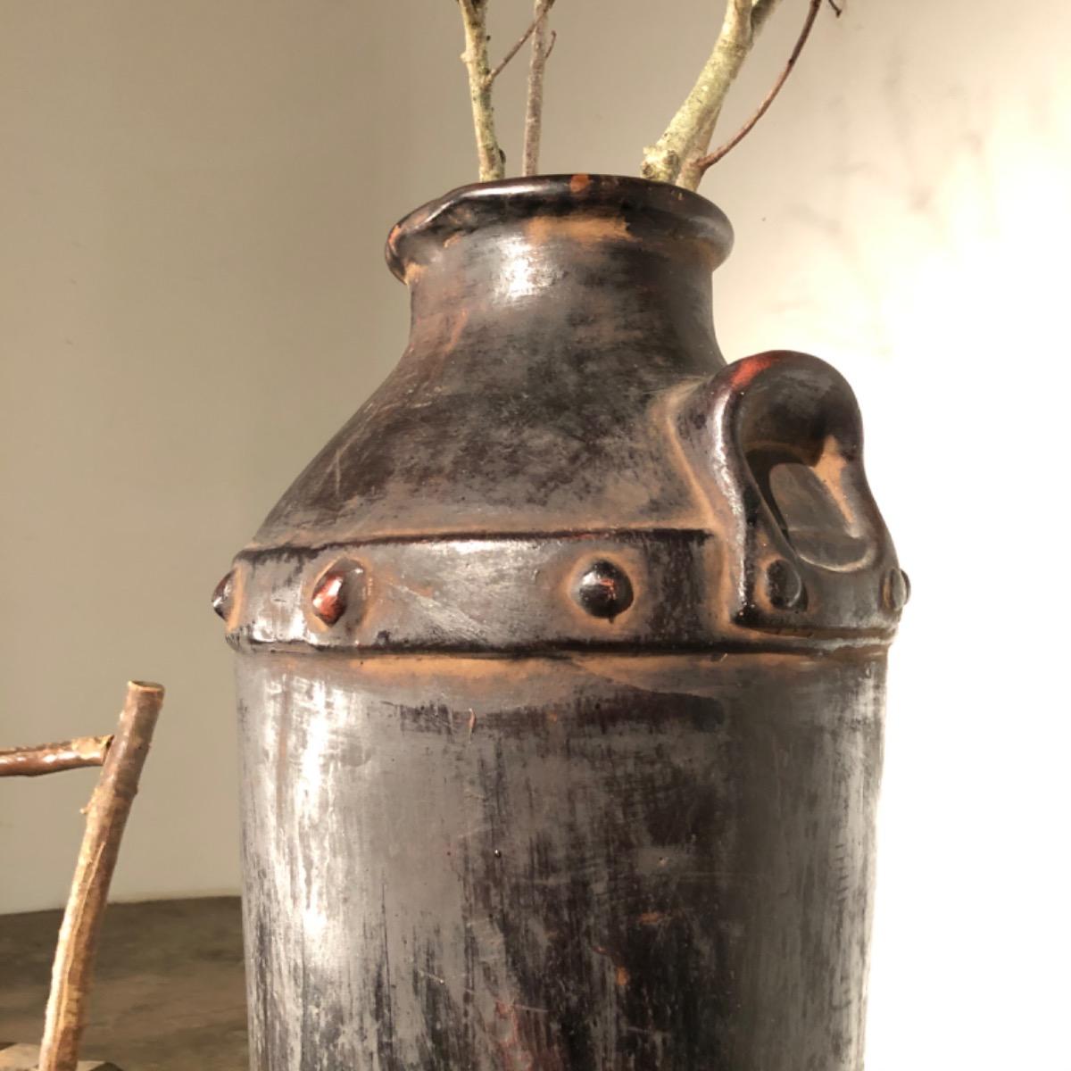 1960 primitive ceramic vase