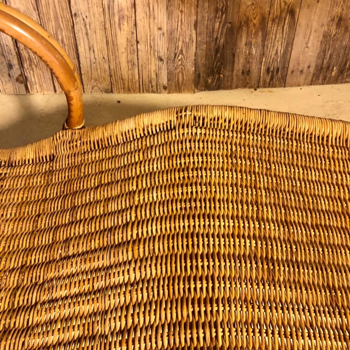 1960 rattan meridienne 