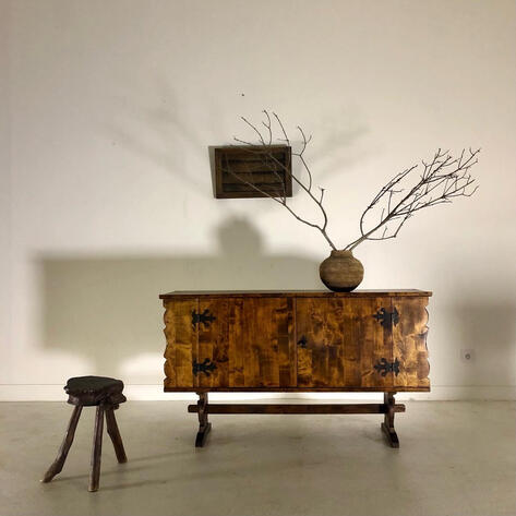 1960 rustic modern cabinet 