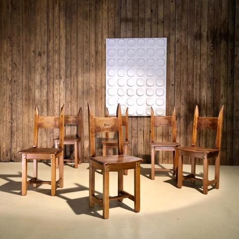 1960 rustic modern chairs 