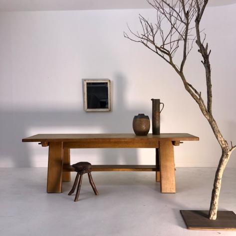 1960 Rustic modern console table 