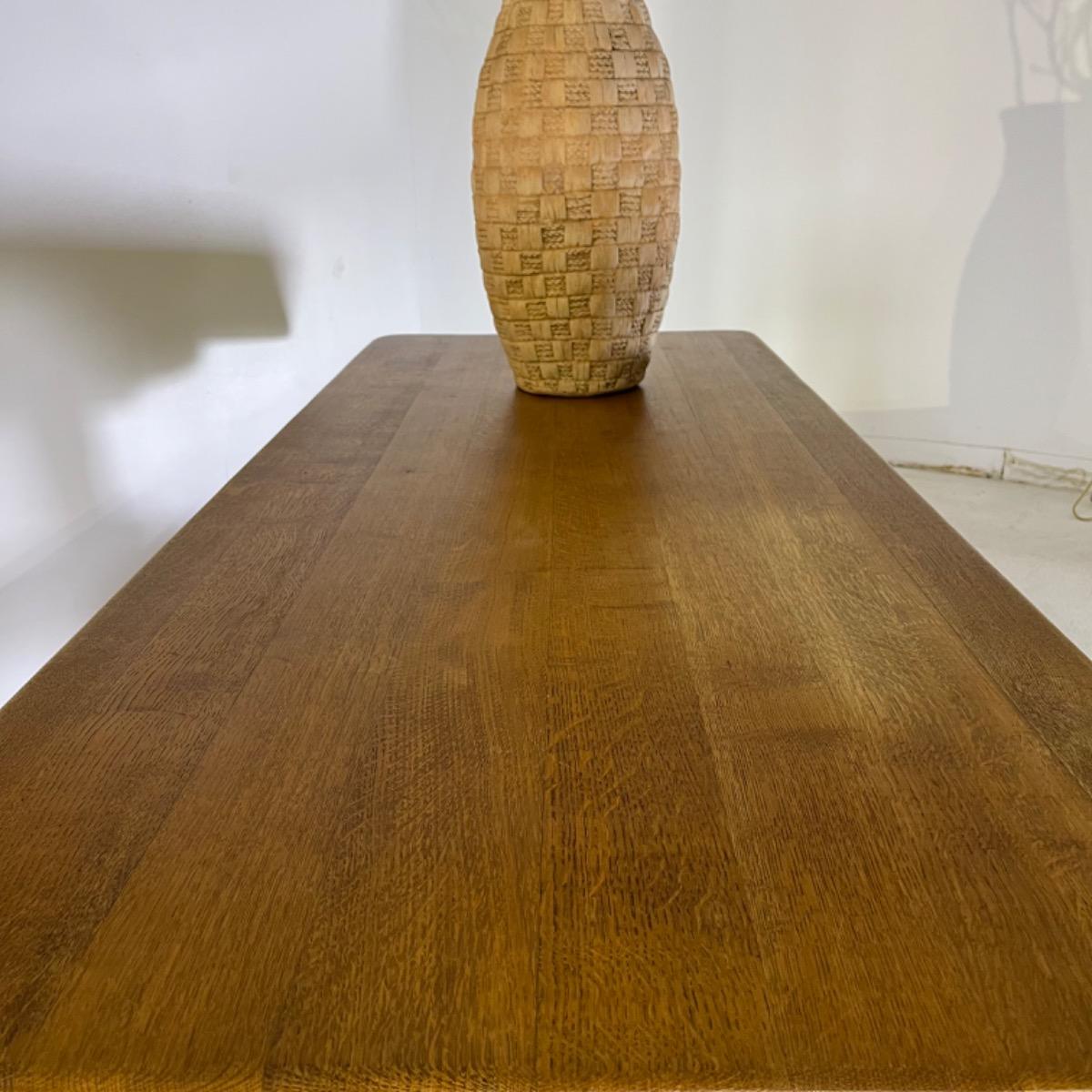 1960 rustic modern oak table