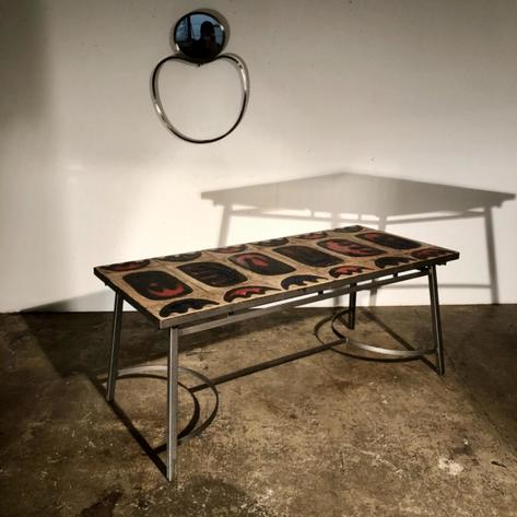 1970 ceramic table 