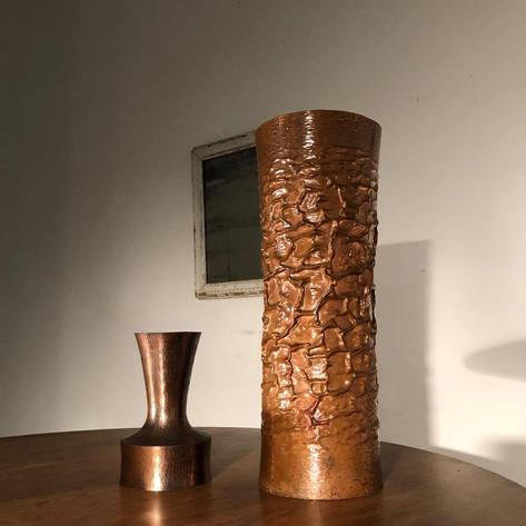 1970 copper vases 