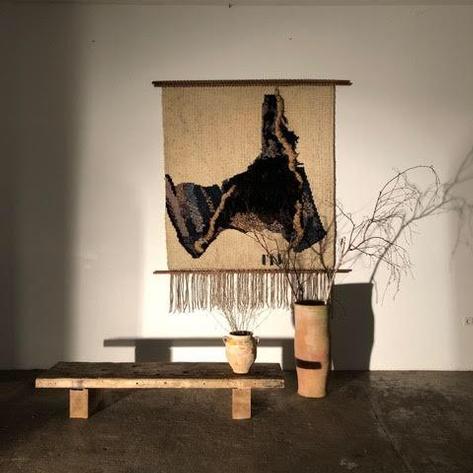 1970 French wool tapestry 