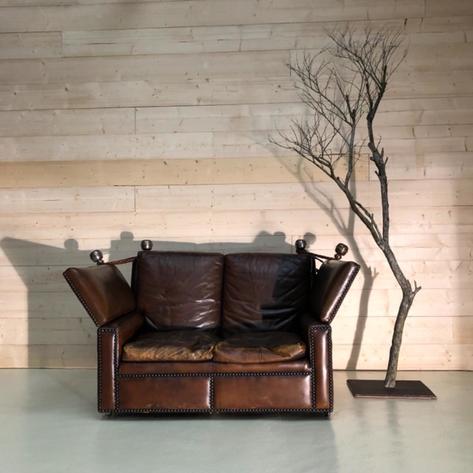 1970  leather knoll sofa 