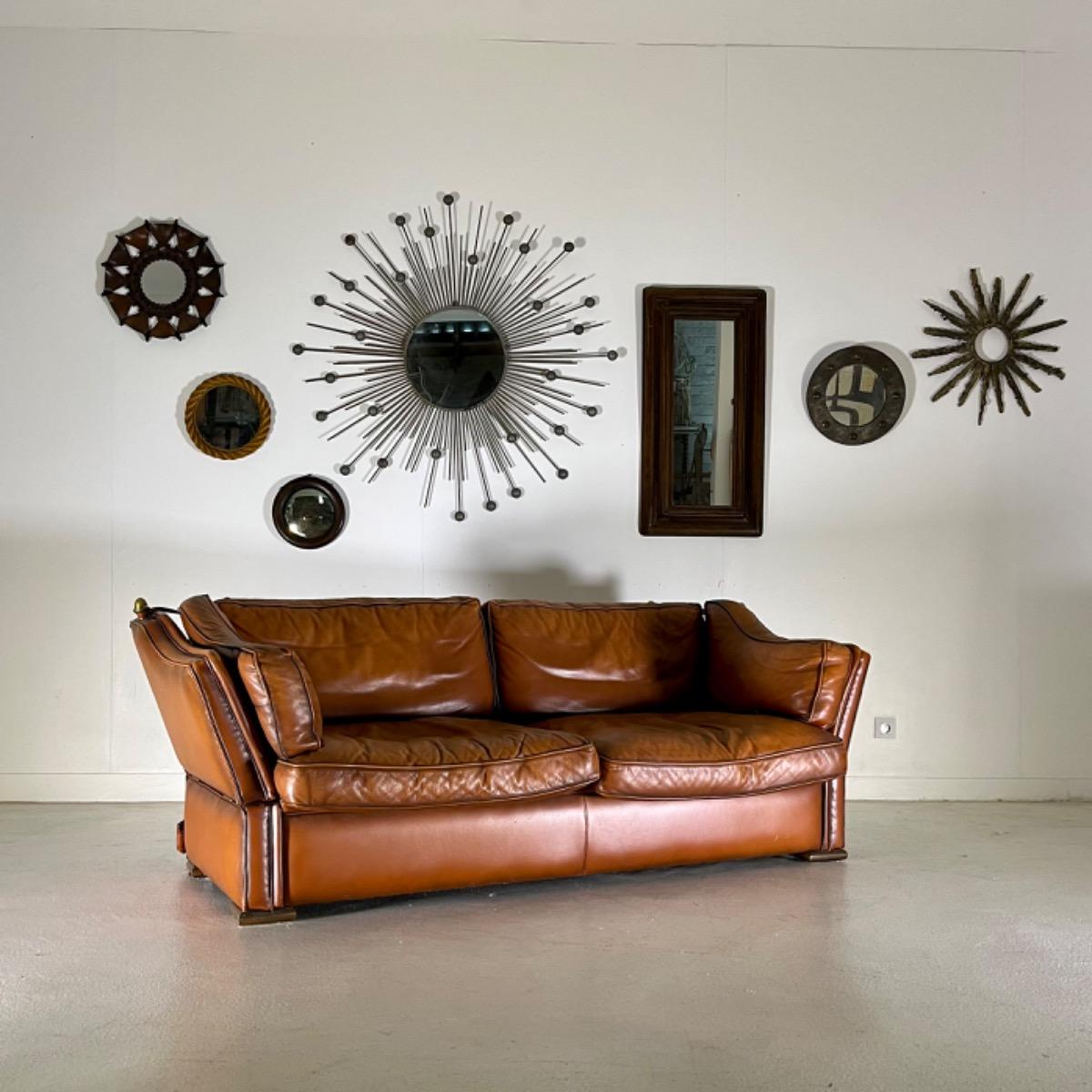 1970 leather sofa 