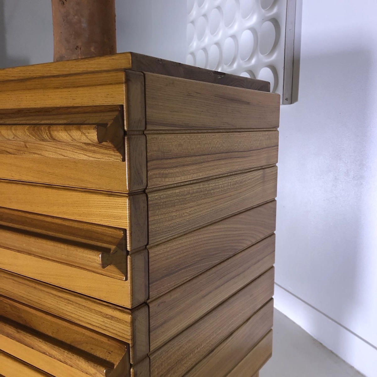 1970 rustic modern chest of drawers 