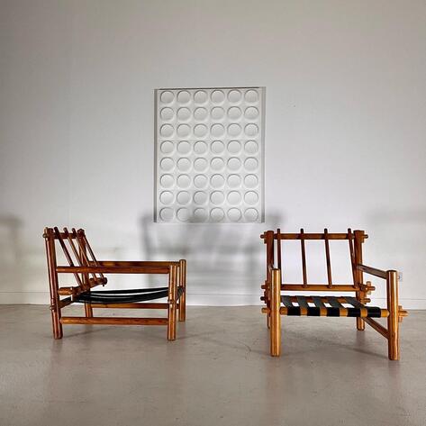 1970 Scandinavian style armchairs 