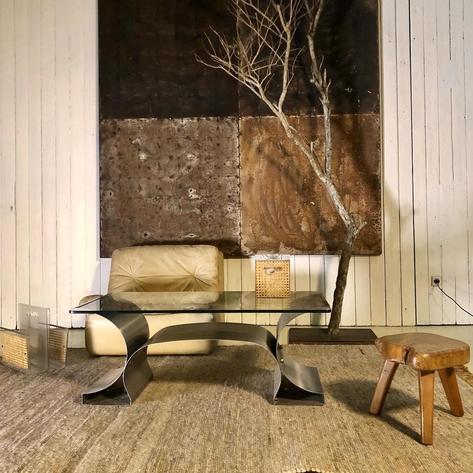 1970 stainless steel Cody table 