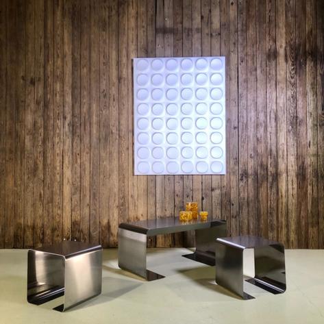 1970 stainless steel tables 