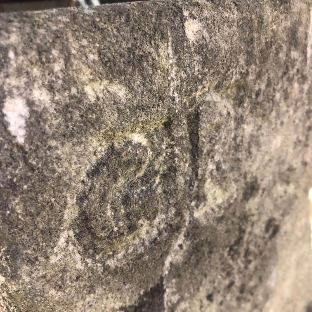 1970 white stone sculpture 