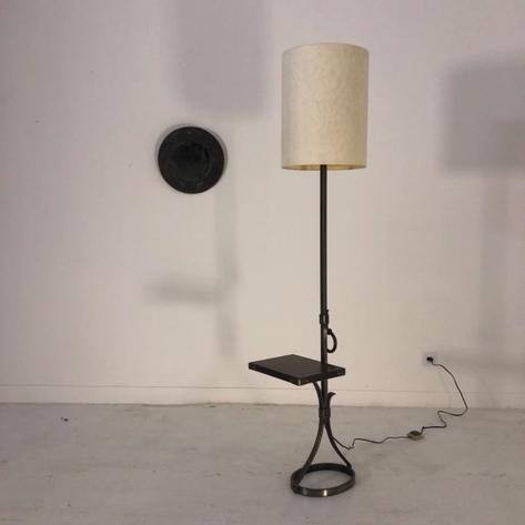 1970 wrought iron floor lamp 