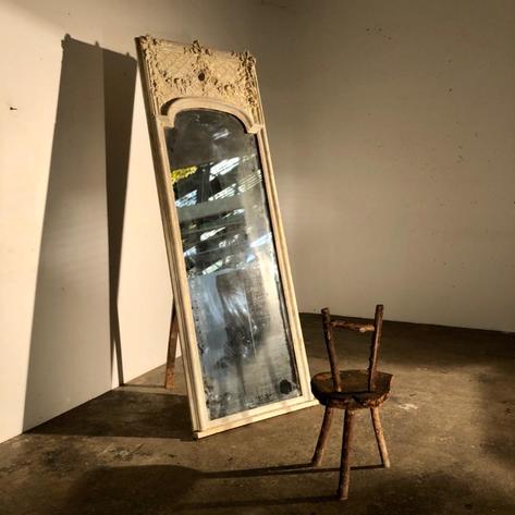 19th painted mirror 