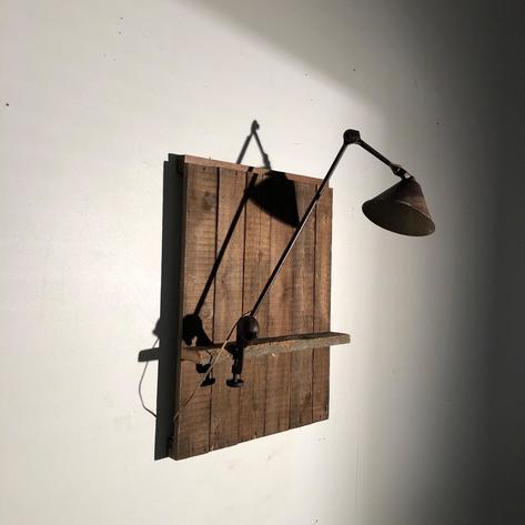 articulated industrial lamp