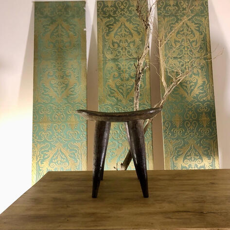 African primitive stool 