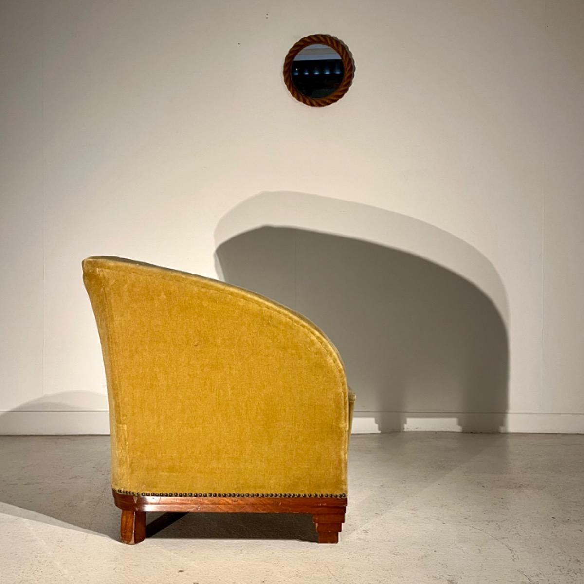 Art déco single armchair