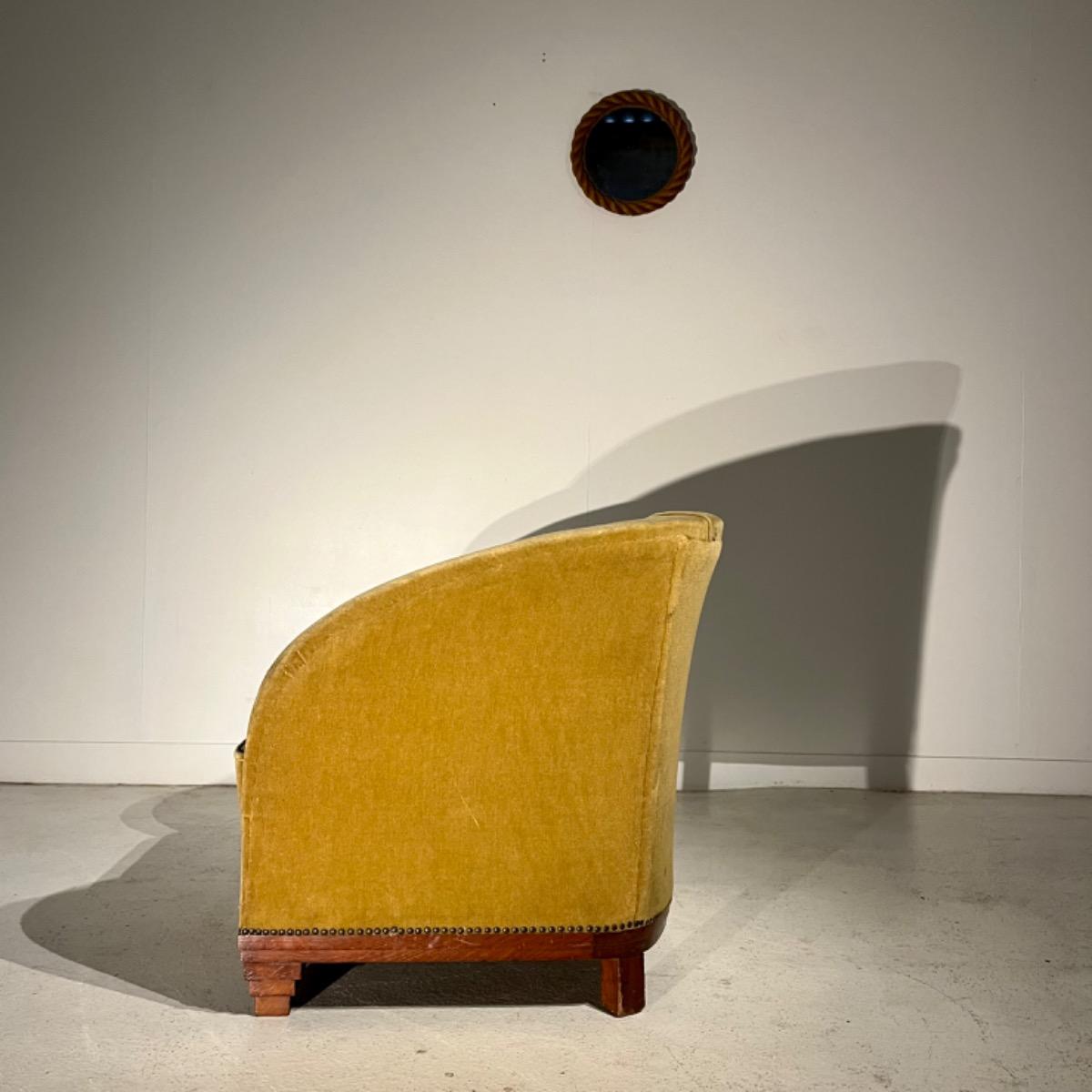 Art déco single armchair