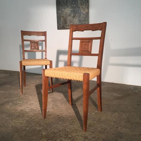 Audoux minet rope chairs 