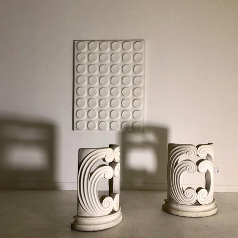 Concrete table base 1970